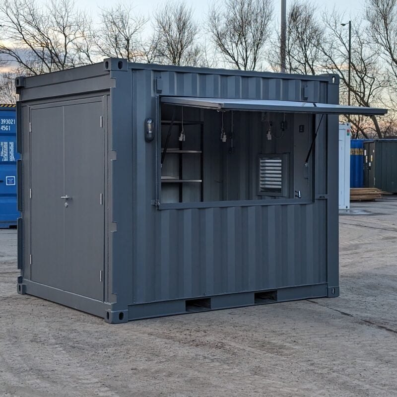 10Ft Customized Container Stylish Pop-Up Bar – Used
