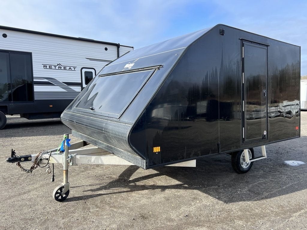 2021 Mission Trailers 101×12 Aluminum 2-Place Crossover/Hybrid w/Blackout PKG – Used