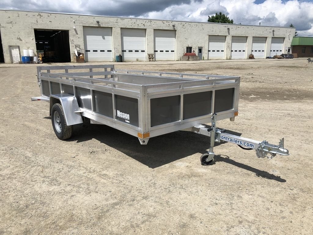 2022 Mission Trailers 6×12 Aluminum Open Utility w/Integrated Rear Ramp – Used