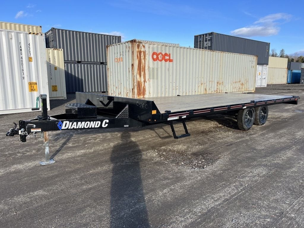 2024 Diamond C 8.5ร22 7K Deckover Trailer w/Slide-In Ramps โ Used