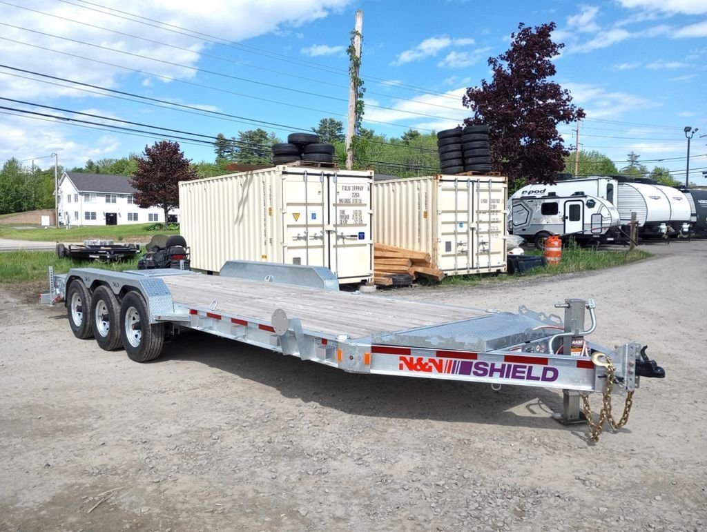 2024 N&N Trailers 7×20+3 Galvanized 22.5K Lowpro Equipment Trailer w/HD Full Width Ramps – Used