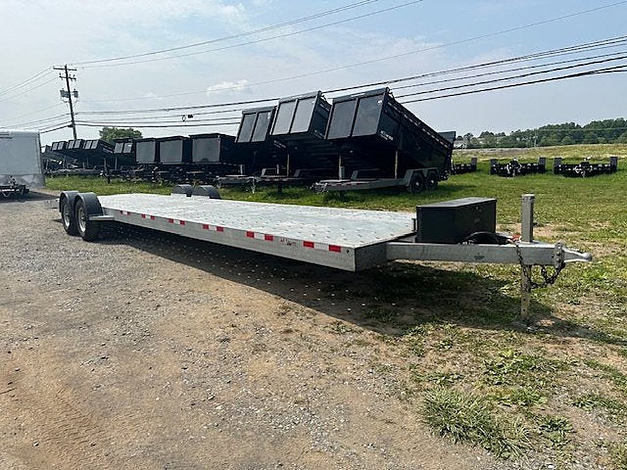 2025 JF Trailers 7×35 Galvanized Car Trailer – Torsion Axles – Used