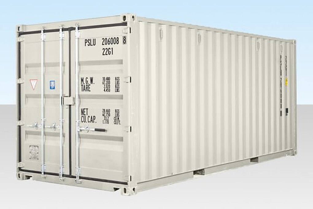 20Ft Shipping Container (One Trip) – White – Used