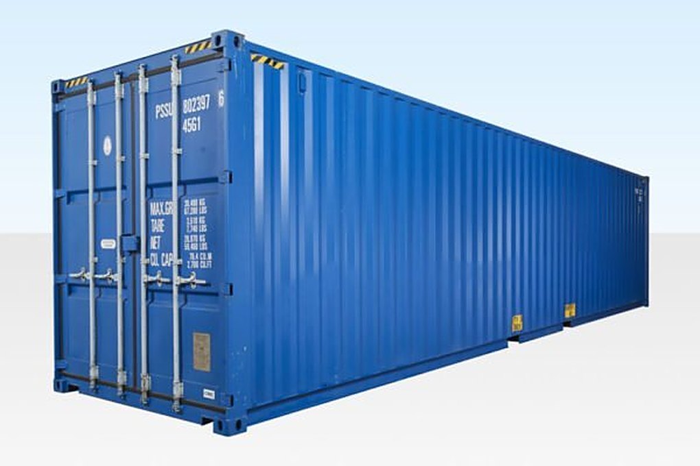 40Ft High Cube Container – One Trip (9Ft 6″ High) – Used