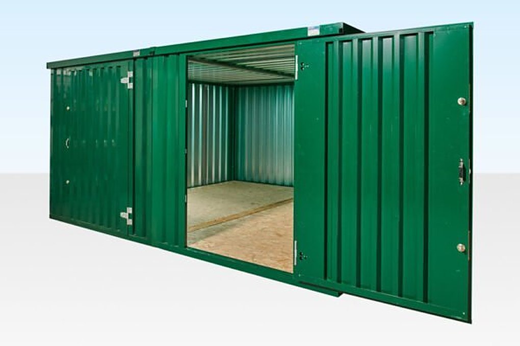 4M X 4.2M Side Linked Flat Pack Container Bundle (Powder Coated) โ Used