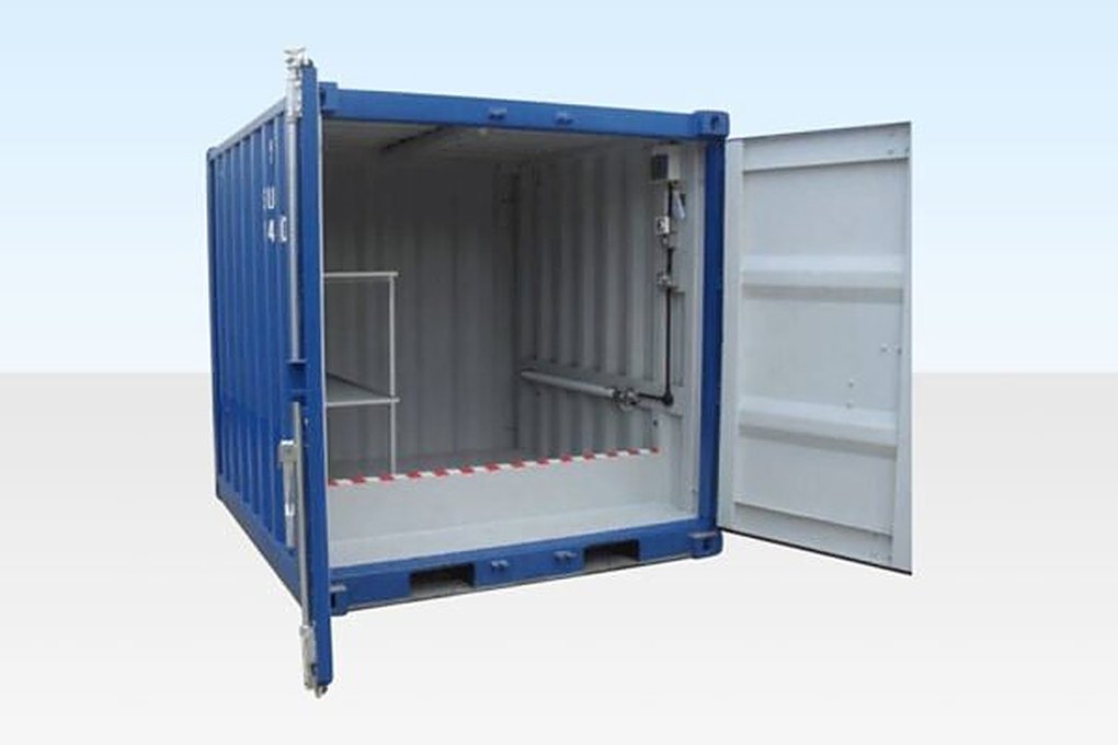 8Ft X 8Ft Raised Bunded Store โ Used