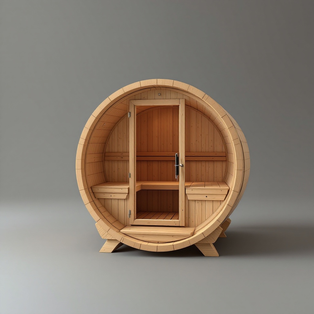 Almost Heaven 6-Person Cedar Barrel Sauna