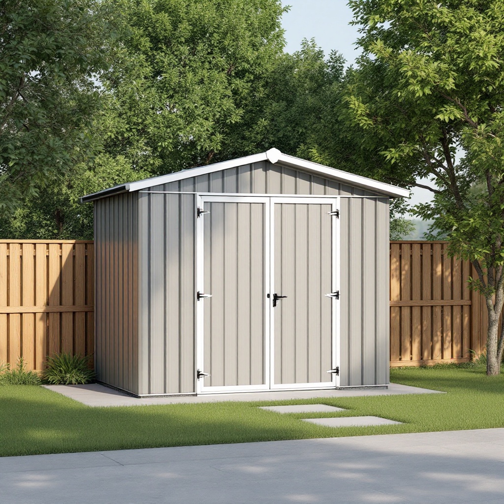 Arrow 10x8 Galvanized Steel Storage Shed