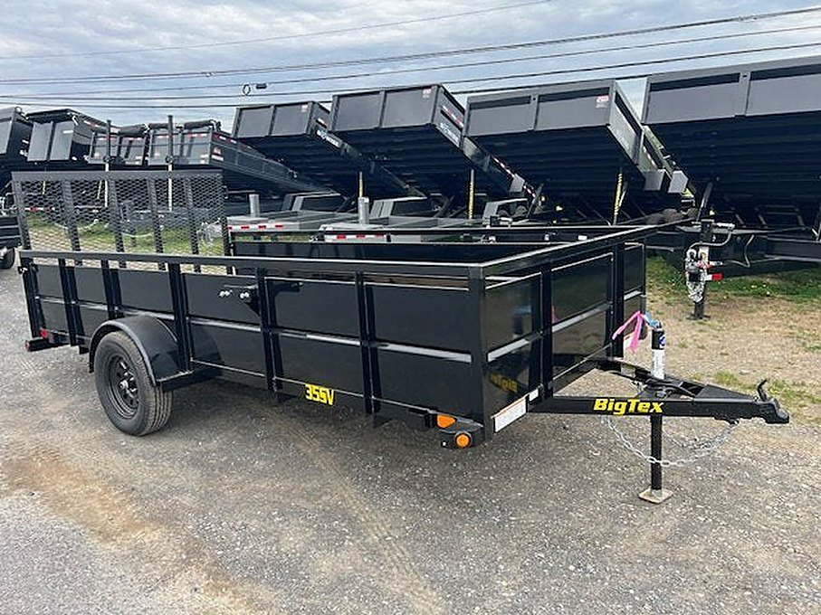 Big Tex 6 x 14 Landscape Utility Trailer โ High Steel Sides โ Used
