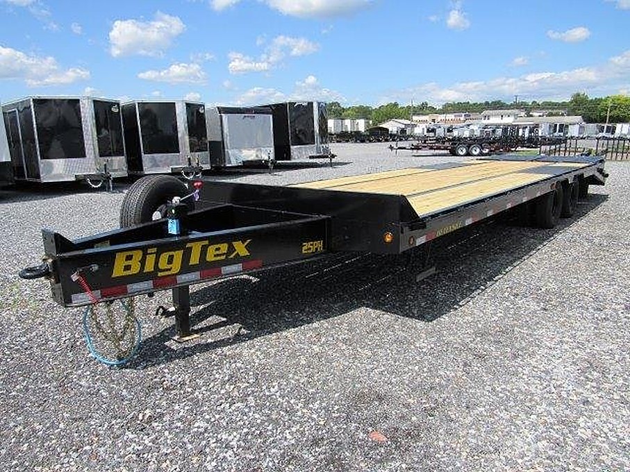 Big Tex 8.5 x 30 Heavy Duty Deckover Equipment Trailer โ 12K Axles โ Used