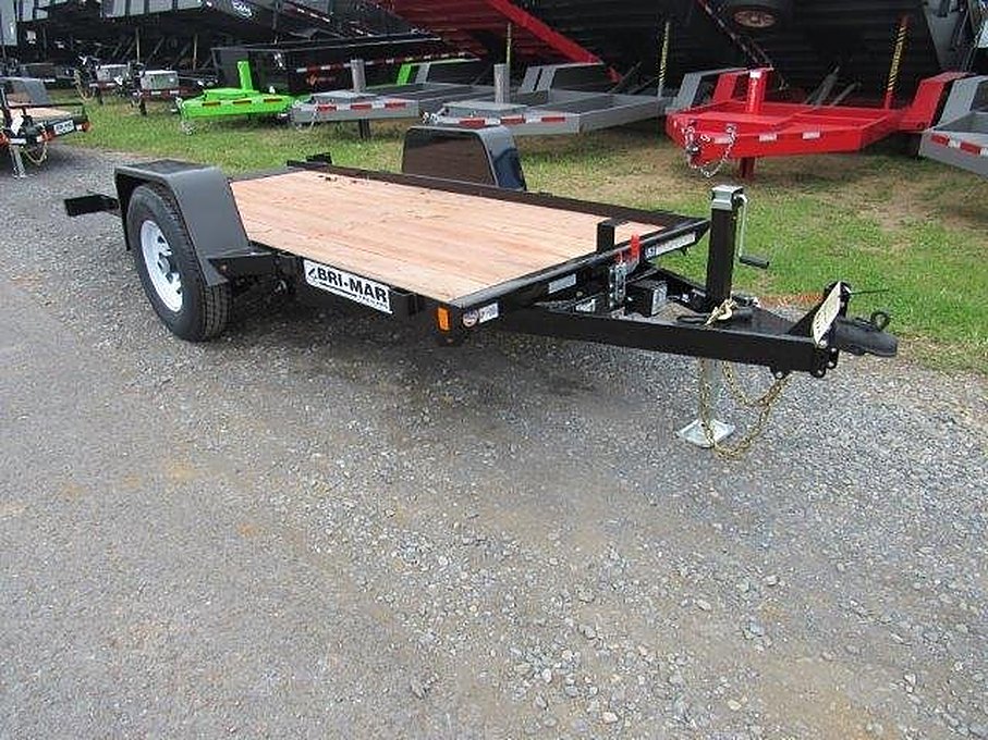 BWise 5 x 12 Equipment Trailer – Single Axle Tilt-Deck – Used