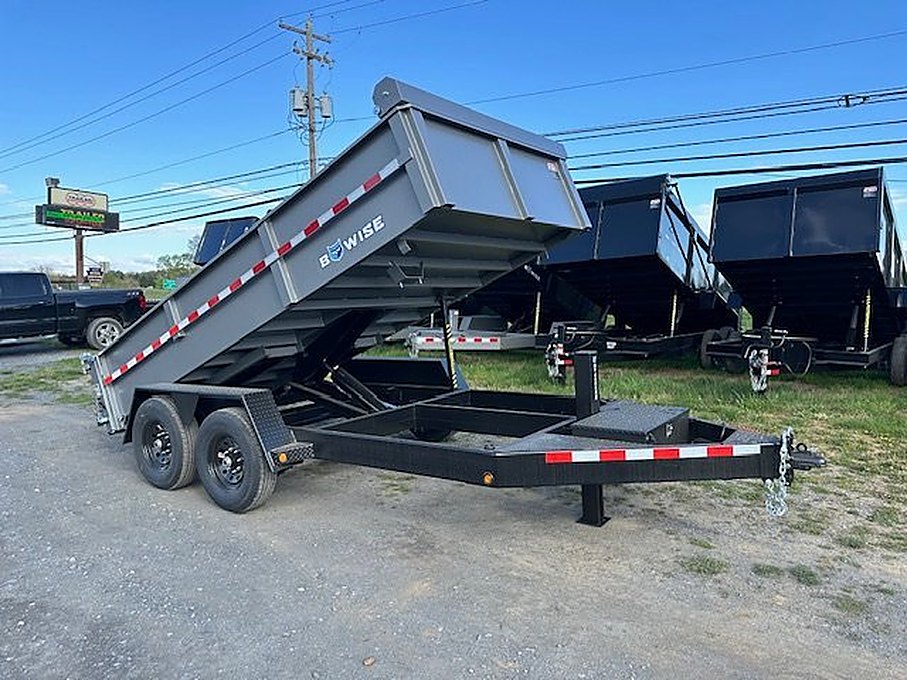 BWise 7 x 14 Low Profile Dump Trailer โ Tarp Kit โ Used