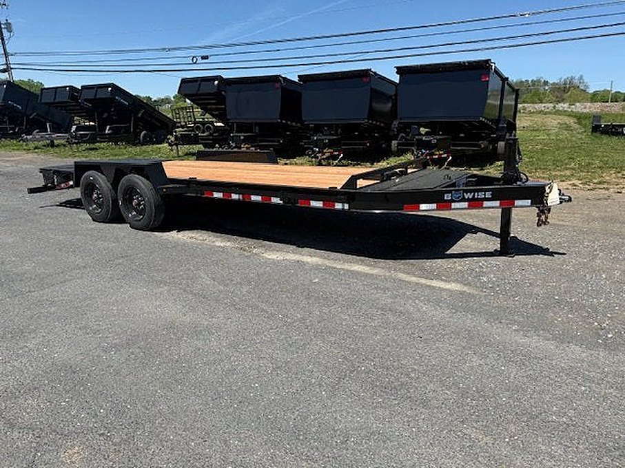 BWise 7 x 20 Heavy Duty Equipment Trailer – 8K Axles – Used