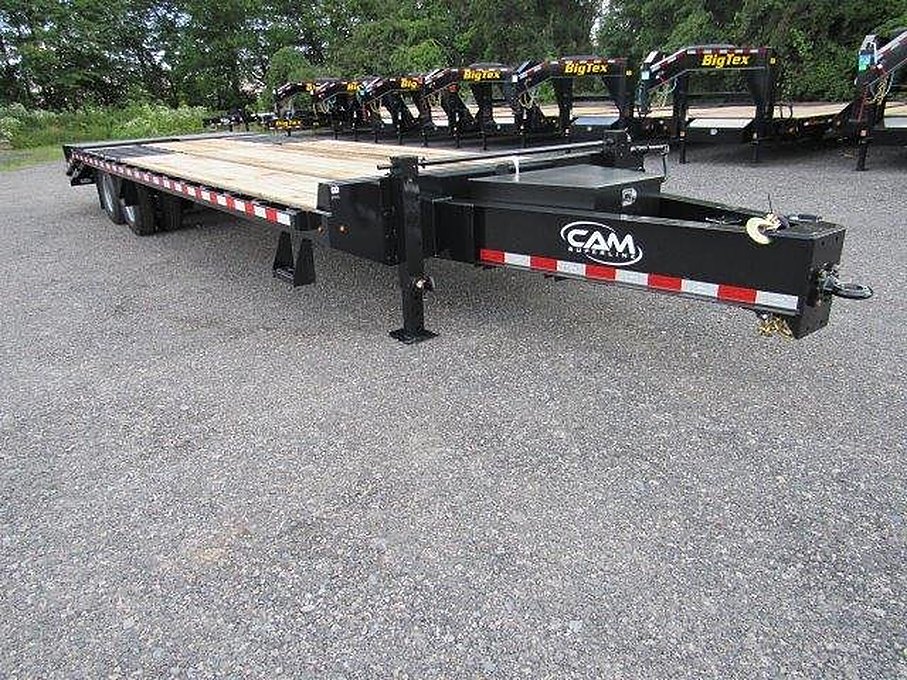 CAM Superline 8 x 27 Heavy Equipment Deckover Trailer โ Super Ramps โ Used