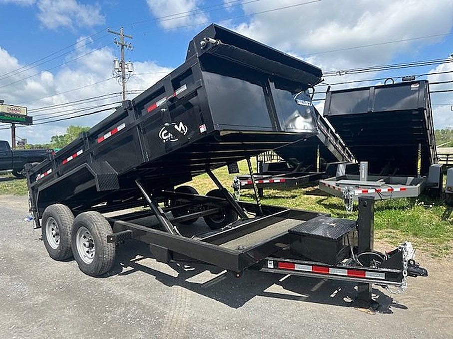 CAM Superline Beast 7 x 14 Dump Trailer โ Hydraulic Jack โ Used