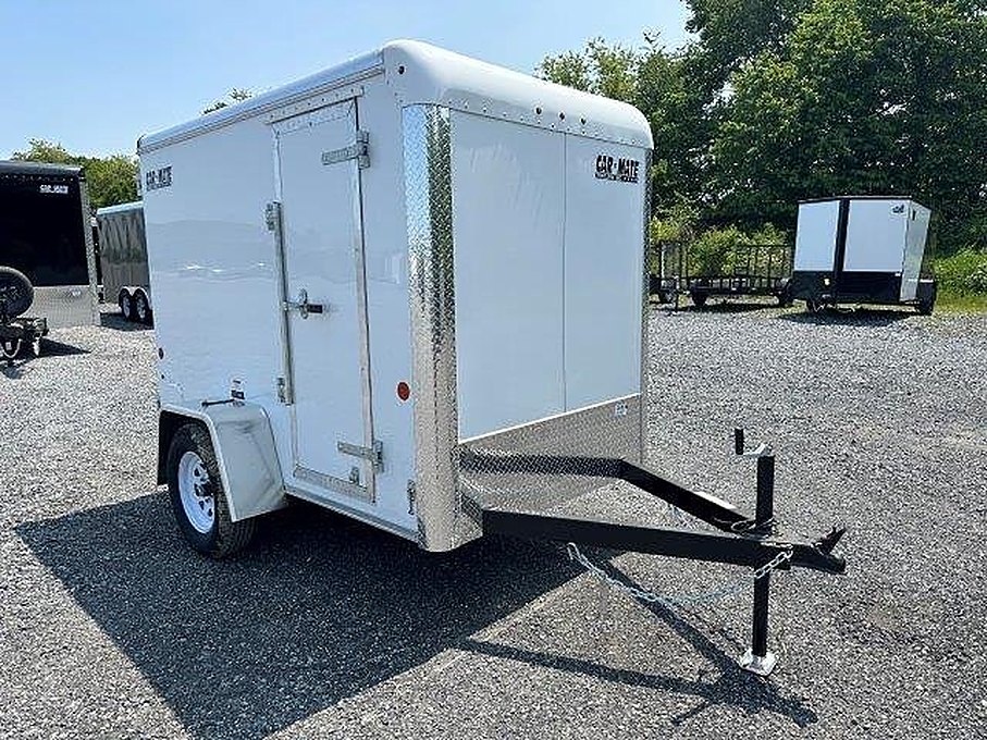 Car Mate 5 x 8 Enclosed Cargo Trailer – Torsion Axle – Used