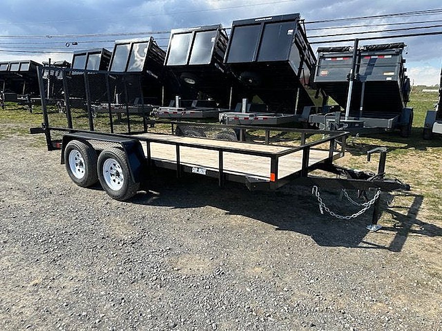 Car Mate 6 x 14 Landscape Utility Trailer โ Landscape Ramp โ Used