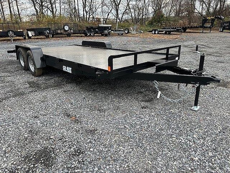 Car Mate 7 x 18 Open Car Trailer – Full Steel Deck – Used