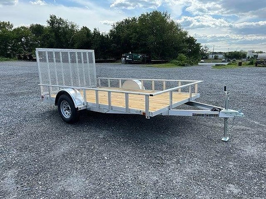 Carry-On 7 x 12 Aluminum Landscape Utility Trailer โ Rear Gate โ Used