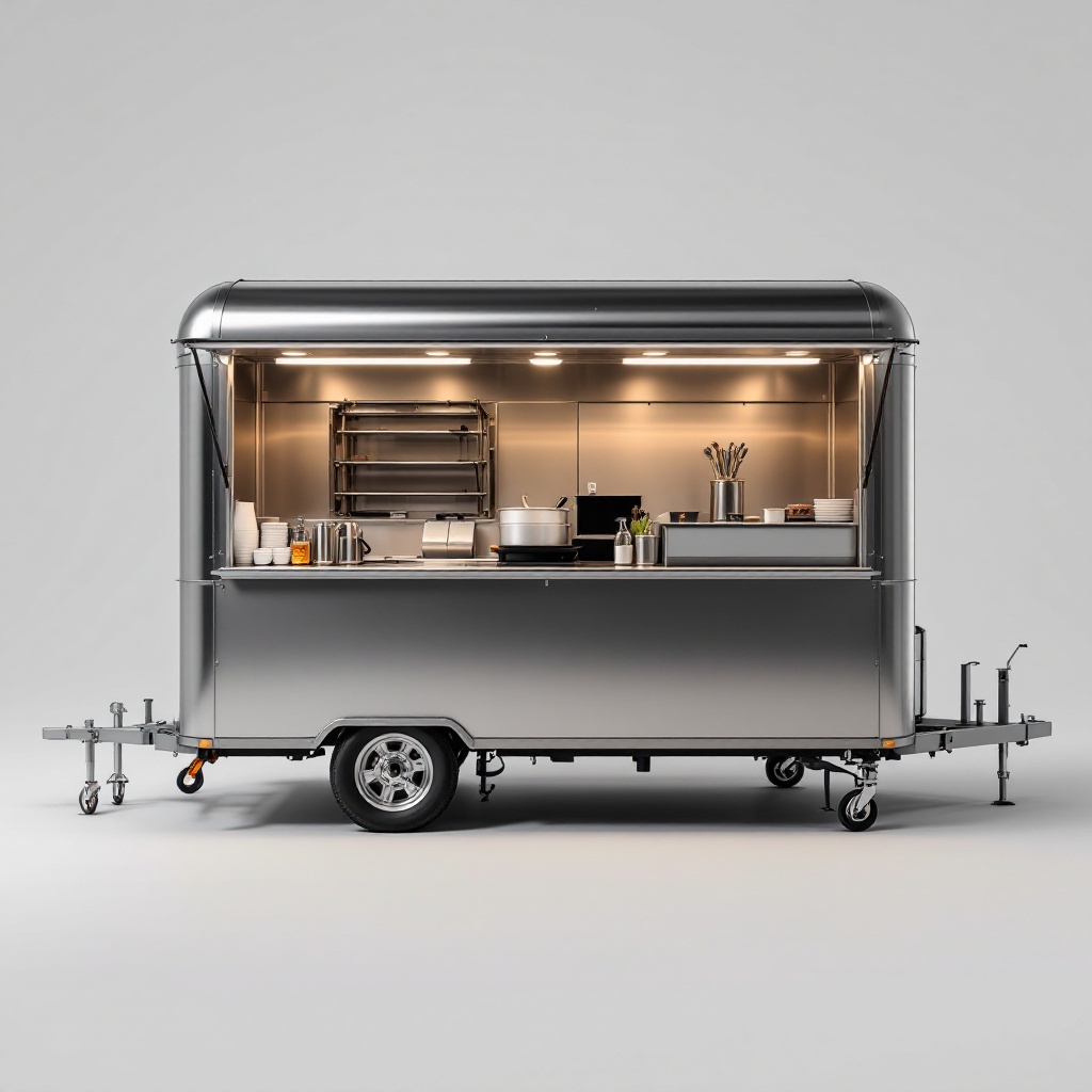 Diamond C 7x14 Compact Food Trailer