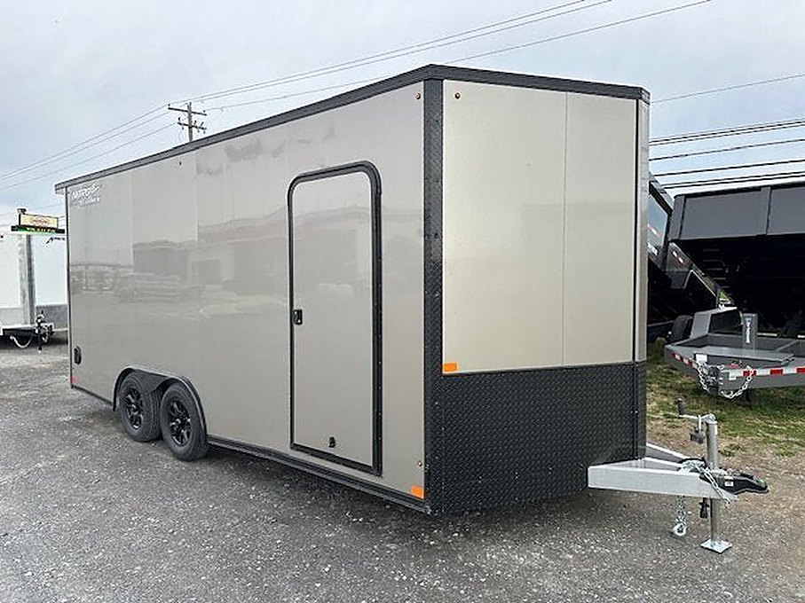 Nitro 8.5 x 18 Enclosed Aluminum Car Trailer – V Nose – Used