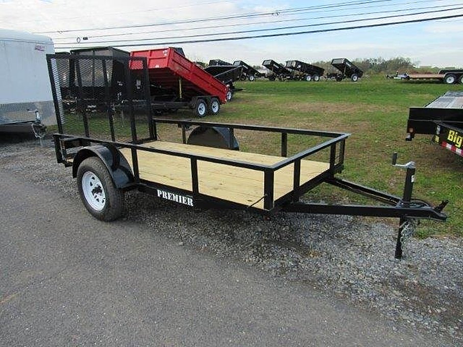 Premier 5 x 10 Landscape Utility Trailer โ Rear Ramp Gate โ Used