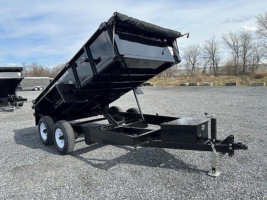 Premier 6 x 12 Low Profile Dump Trailer โ Ladder Ramps โ Used