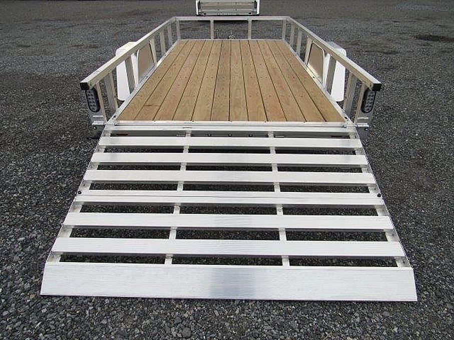 Sport Haven 6ร12 Aluminum Utility Trailer โ Bi-Fold Ramp Gate โ Used